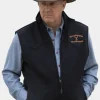 Asal Vision Vests | Kevin Costner Yellowstone John Dutton Vest Black