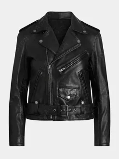 Asal Vision Black Jackets | Biker Jackets | Womens Butter Soft Leather Jacket Black